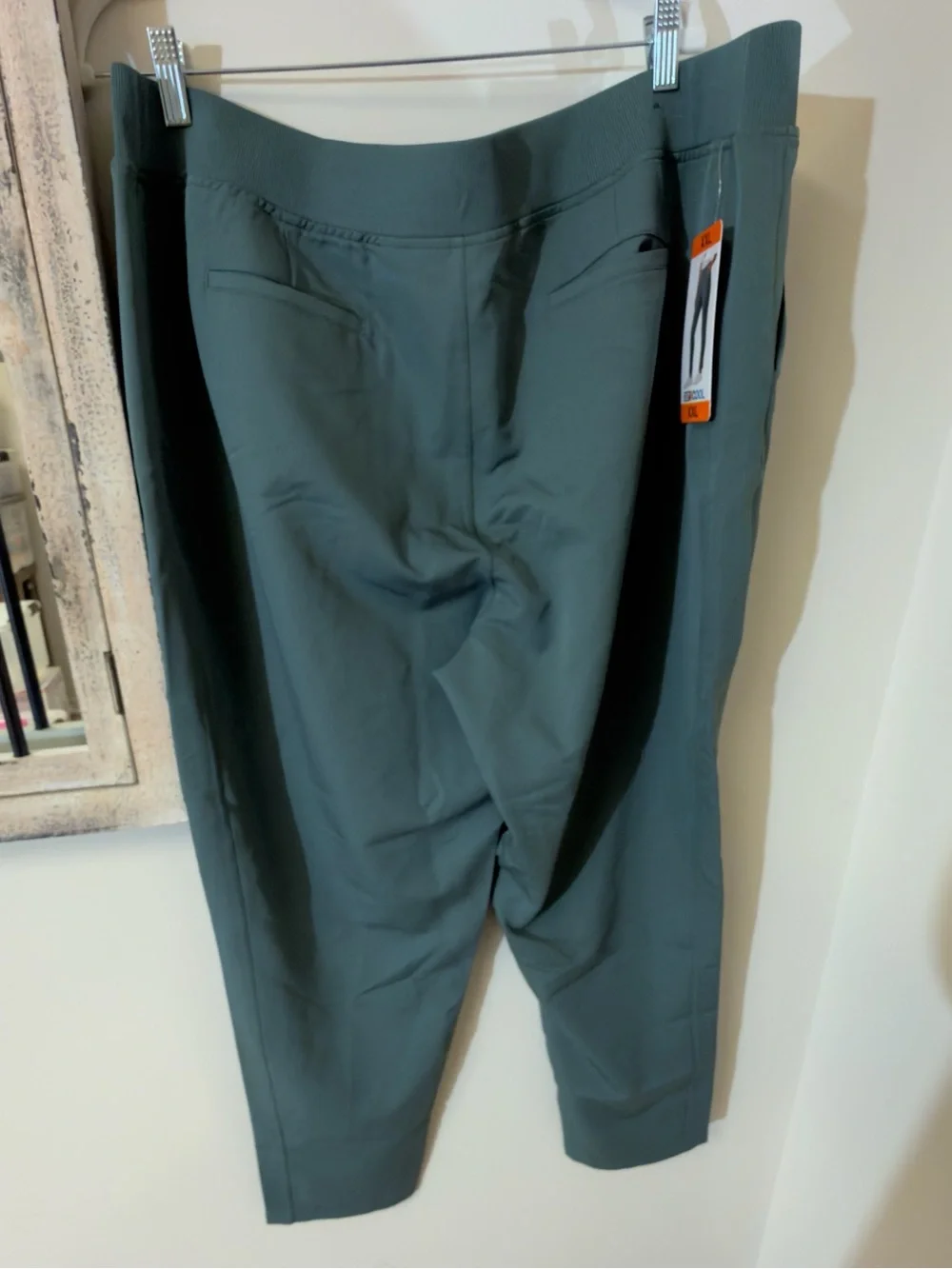 NWT 32 Degrees Cool Balsam Green Stretch Pull-On Pants 28.5” XXL
